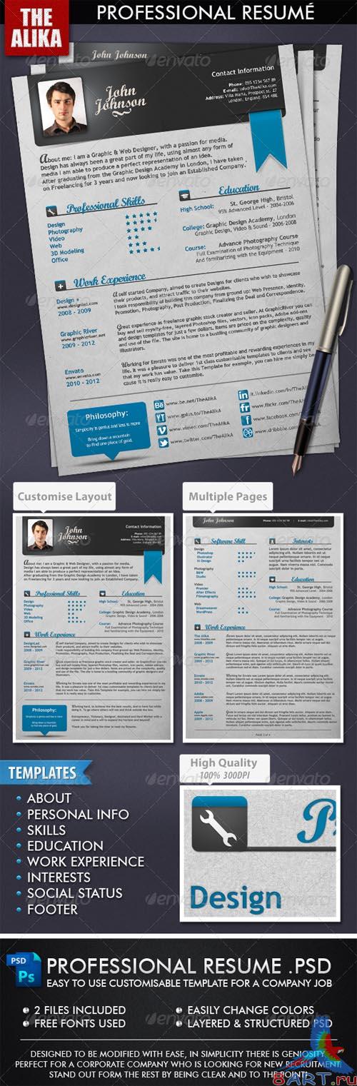 GraphicRiver Professional Resume