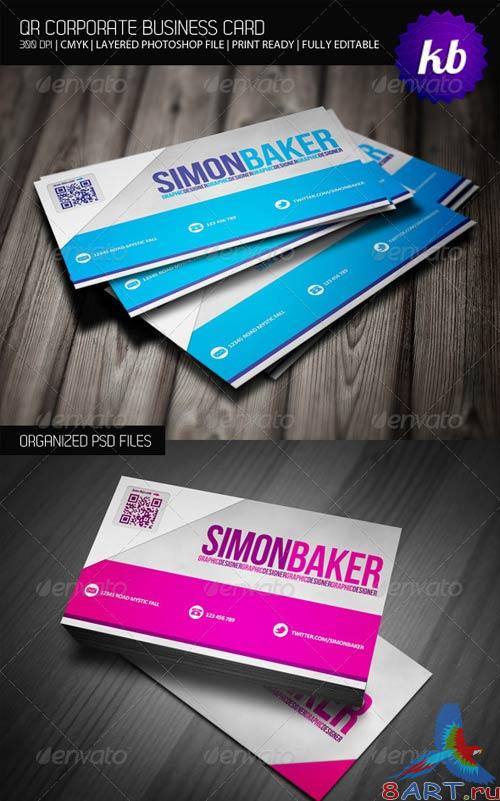 GraphicRiver Qr Corporate Business Card