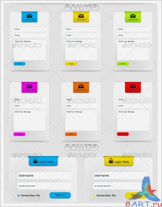 Minimalist Web 2.0 Elements Pack - GraphicRiver Minimalist Web 2.0 Elements Pack - GraphicRiver