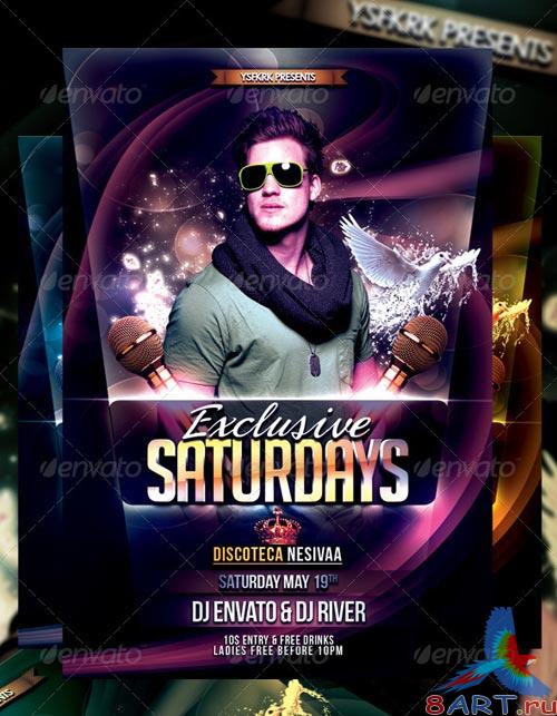 GraphicRiver Exclusive Saturday Flyer Template