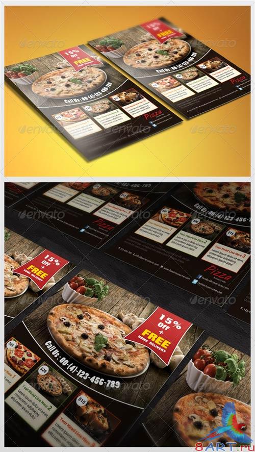 GraphicRiver Pizza Flyer