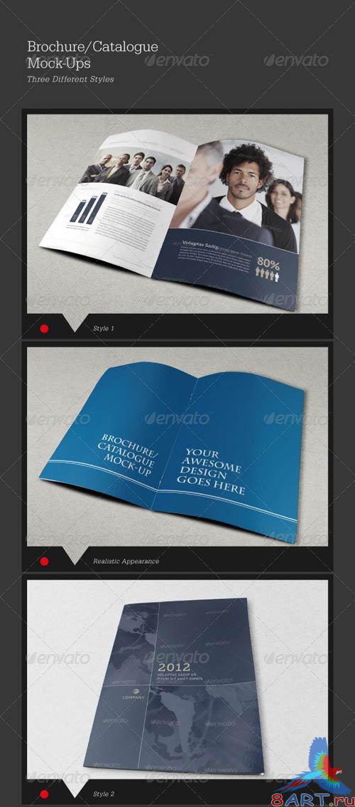 GraphicRiver Bi-Fold Brochure/Catalog Mock-Ups