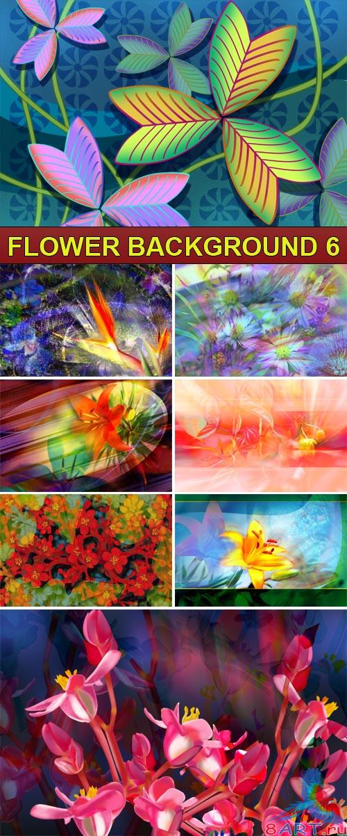 PSD Source - Flower background 6 PSD Source - Flower background 6