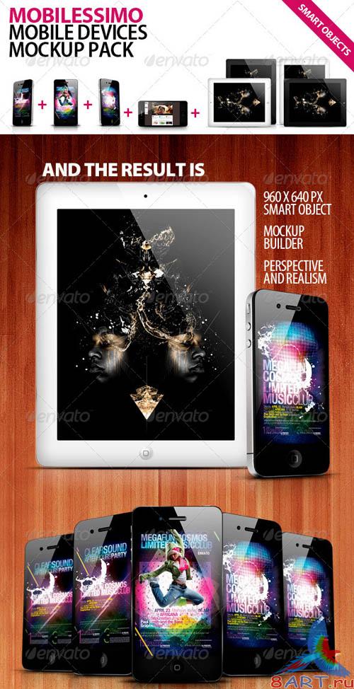 GraphicRiver Mobilisimo Mobile Phone & Mobile Pad Mock-ups