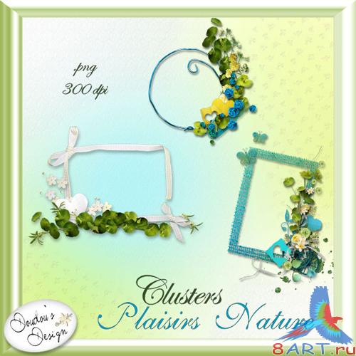 Scrap-kit - Clusters - Plaisirs Nature Scrap-kit - Clusters - Plaisirs Nature