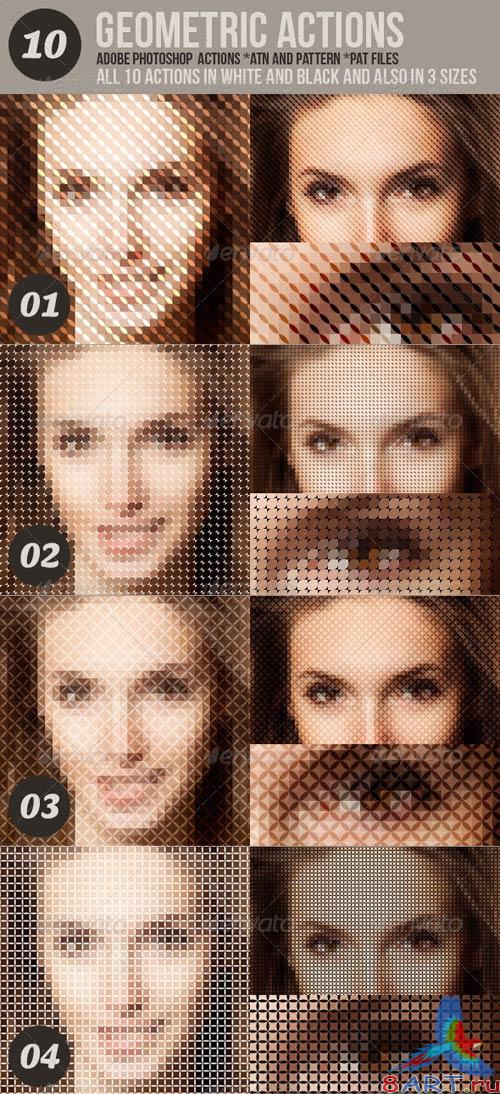 GraphicRiver 10 Geometric Photo Actions