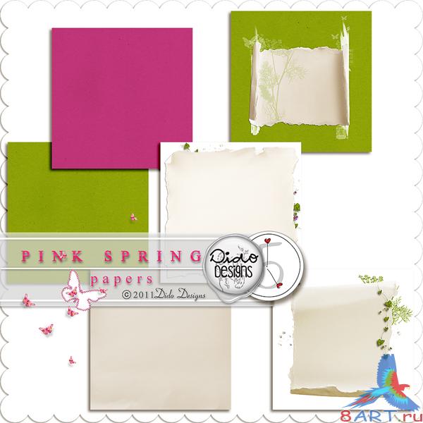 Скрап-набор Pink spring Скрап-набор Pink spring