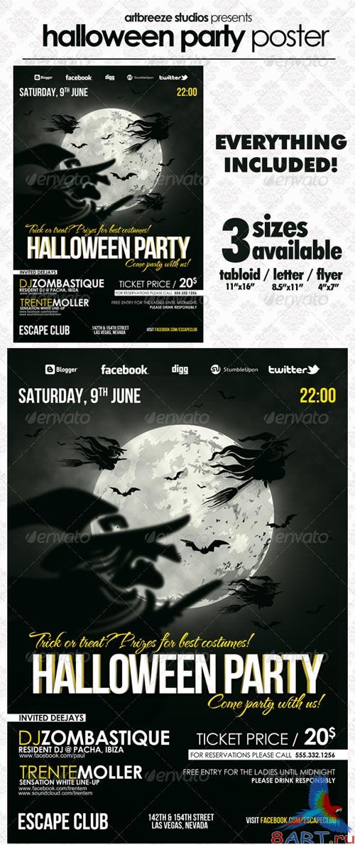 GraphicRiver Halloween Poster