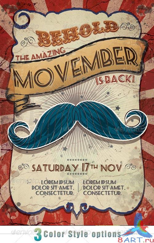 GraphicRiver Movember Circus