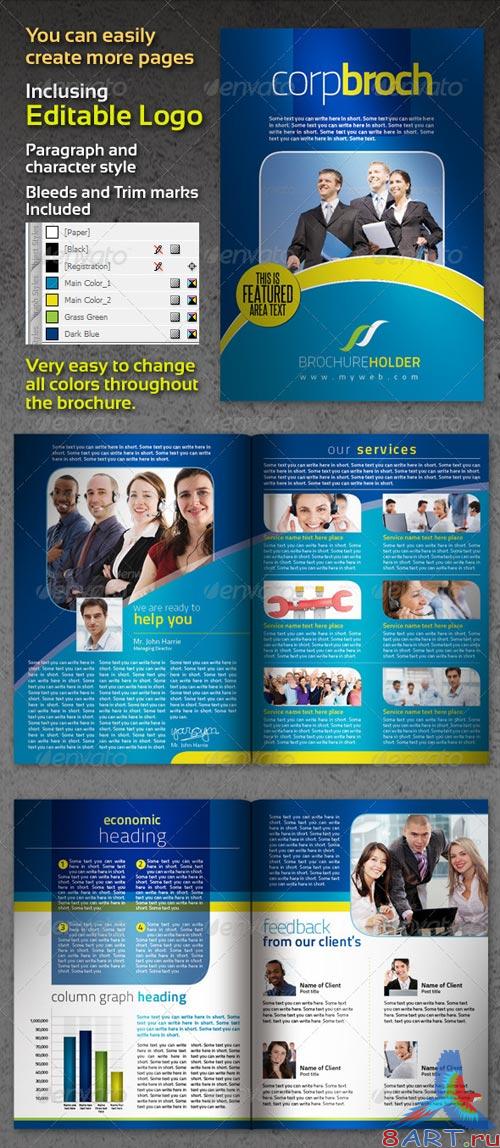 GraphicRiver Corporate Business InDesign Brochure 8pages