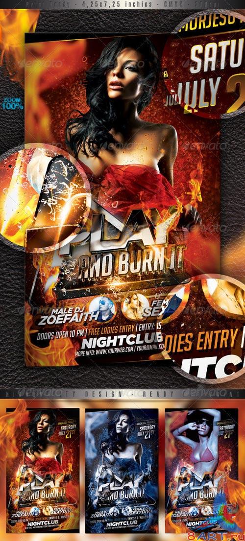 GraphicRiver Play And Burn It Flyer Template