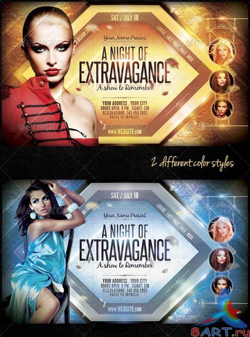 GraphicRiver A Night Of Extravagance Flyer Template