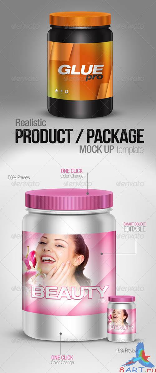 GraphicRiver Realistic Product / Package Mock up GraphicRiver Realistic Product / Package Mock up