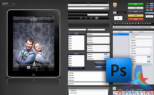 iPad GUI PSD