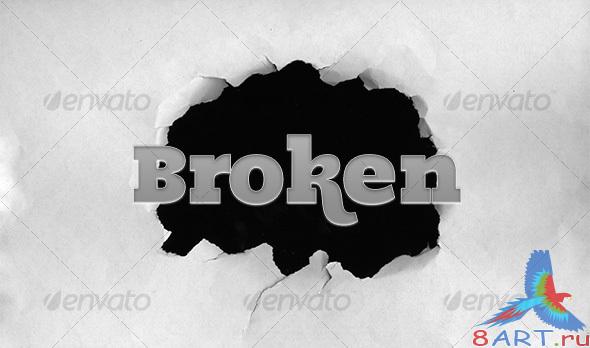 Broken paper (hole in a paper) – GraphicRiver Broken paper (hole in a paper) – GraphicRiver