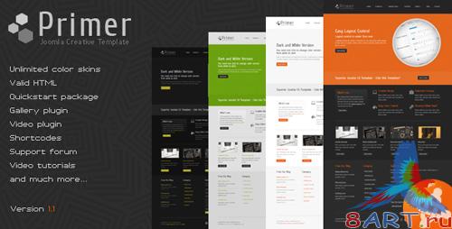 Themeforest Primer v1.1 – Creative Joomla Template Themeforest Primer v1.1 – Creative Joomla Template