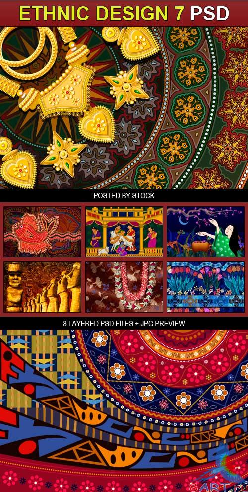 PSD Source - Ethnic design 7 PSD Source - Ethnic design 7