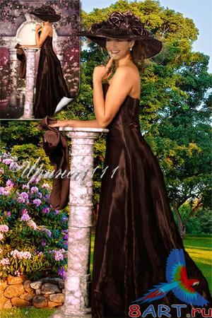 Женский привычка с целью Photoshop - пир на саду Женский привычка с целью Photoshop - пир на саду