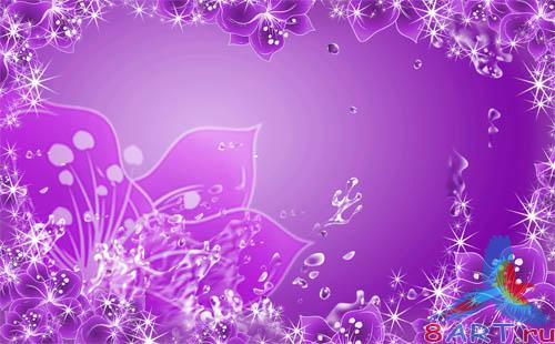 PSD - Vivid Purple Template