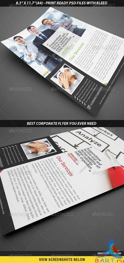 GraphicRiver Modern Corporate Flyer GraphicRiver Modern Corporate Flyer