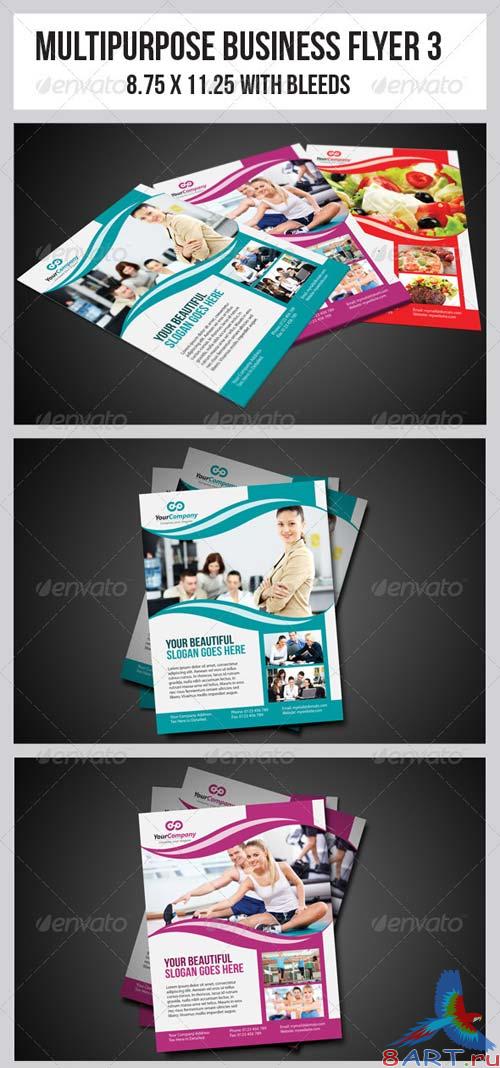 GraphicRiver Multipurpose Business Flyer 3