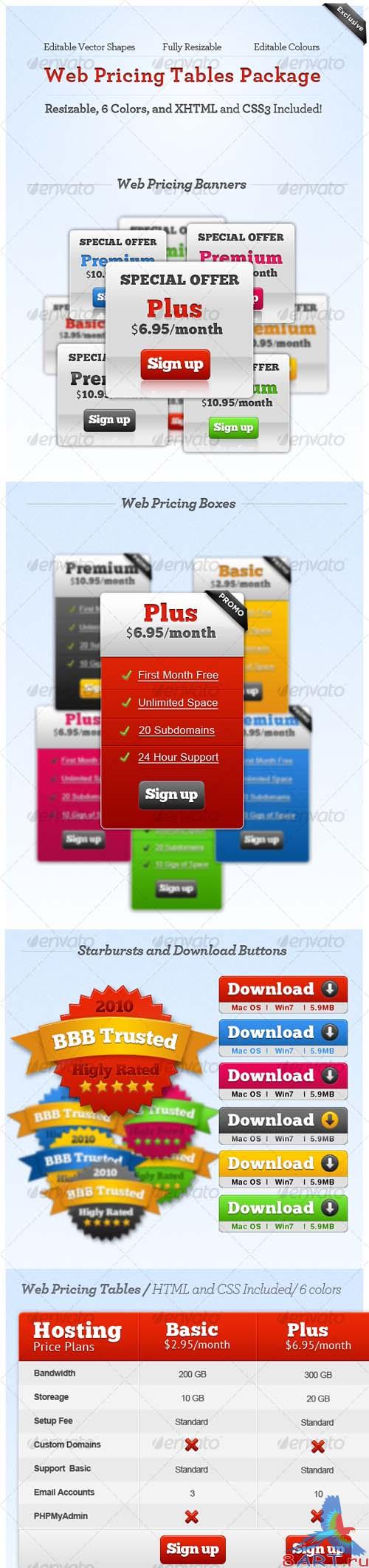 Web hosting and premium button pack - GraphicRiver Web hosting and premium button pack - GraphicRiver
