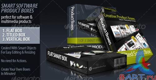 GraphicRiver 3 Smart 3D Product Boxes