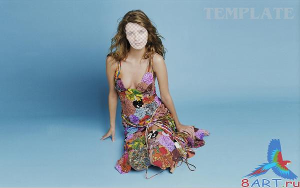Шаблон в угоду кому Photoshop -The modest girl Шаблон в угоду кому Photoshop -The modest girl