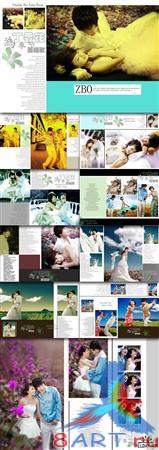 Wedding Photo Templates - Lilac Time Wedding Photo Templates - Lilac Time