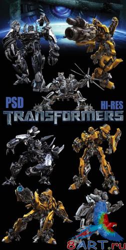 Transformers - Hi-Res PSD Templates