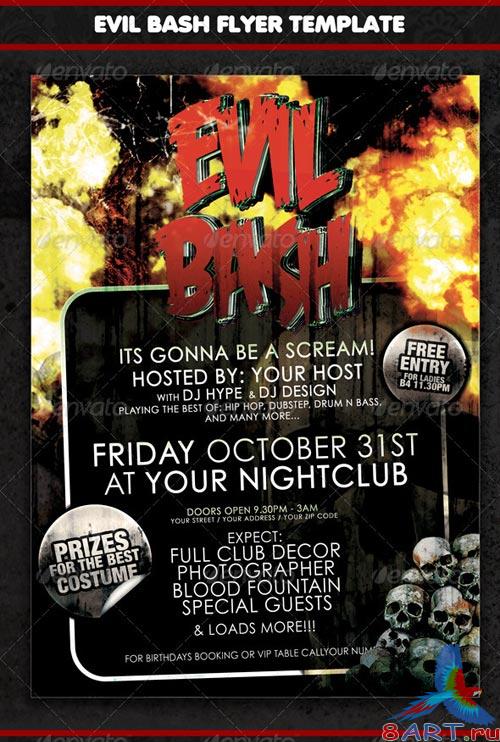 GraphicRiver Evil Bash Flyer Or Event Poster Template