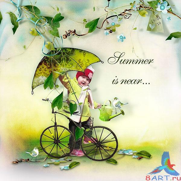 Летний скрап коллекция - Summer is near Летний скрап коллекция - Summer is near