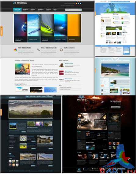 5 WebSite ZooTemplate for Joomla 1.6