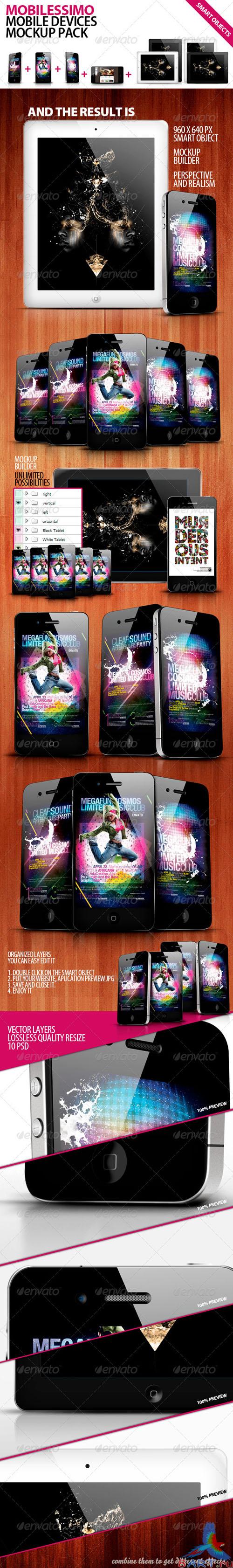 GraphicRiver - Mobilisimo Mobile Phone & Mobile Pad Mock-ups 400964 GraphicRiver - Mobilisimo Mobile Phone & Mobile Pad Mock-ups 400964