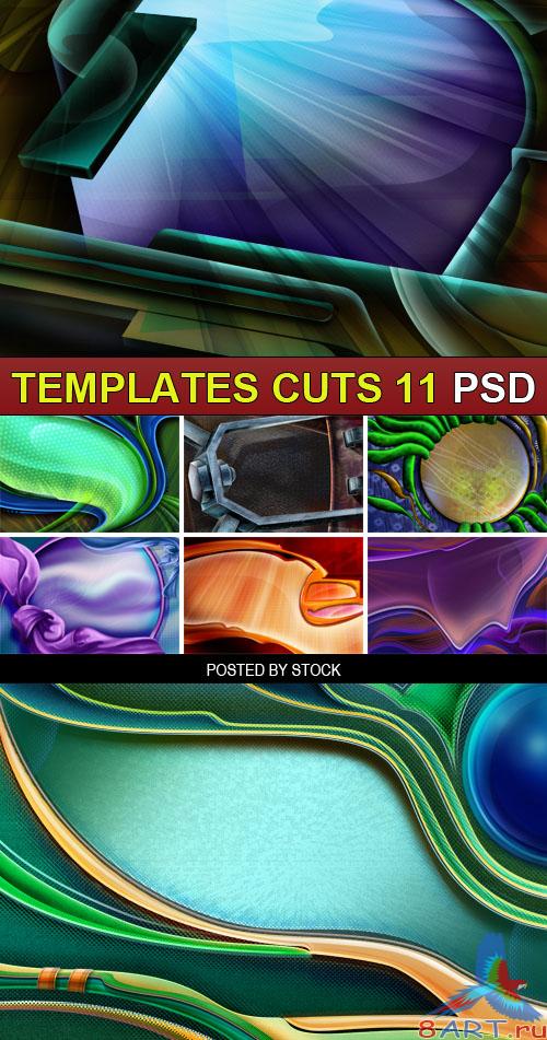 PSD Source - Templates cuts 11 PSD Source - Templates cuts 11