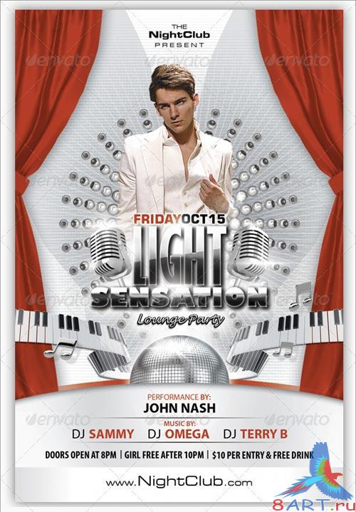 GraphicRiver Light Sensation Flyer