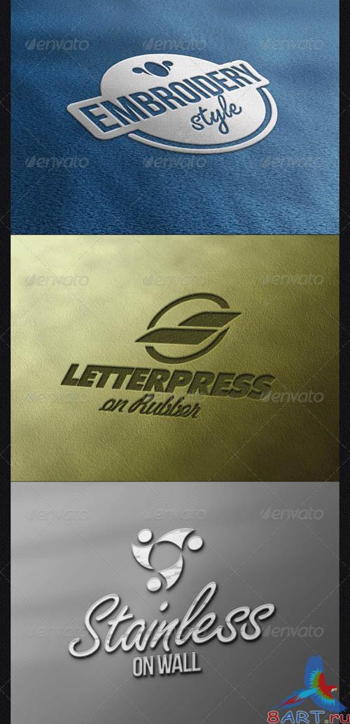 GraphicRiver Various Logo Mock-ups GraphicRiver Various Logo Mock-ups