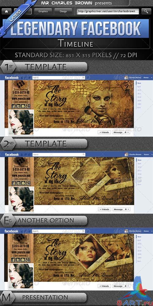 GraphicRiver Legendary Facebook Timeline GraphicRiver Legendary Facebook Timeline