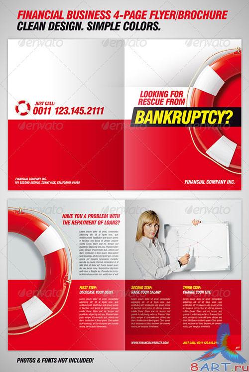 GraphicRiver - Bankruptcy Flyer / Financial Brochure Template GraphicRiver - Bankruptcy Flyer / Financial Brochure Template