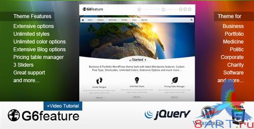 ThemeForest -G6 Feature - WordPress Business & Portfolio Theme ThemeForest -G6 Feature - WordPress Business & Portfolio Theme