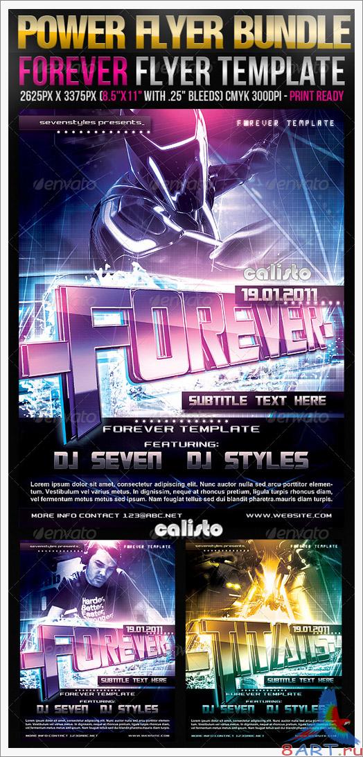 Forever Poster/Flyer Template - GraphicRiver Forever Poster/Flyer Template - GraphicRiver
