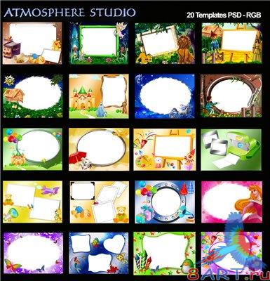 Atmosphere Studio Album Templates - Children vol.4