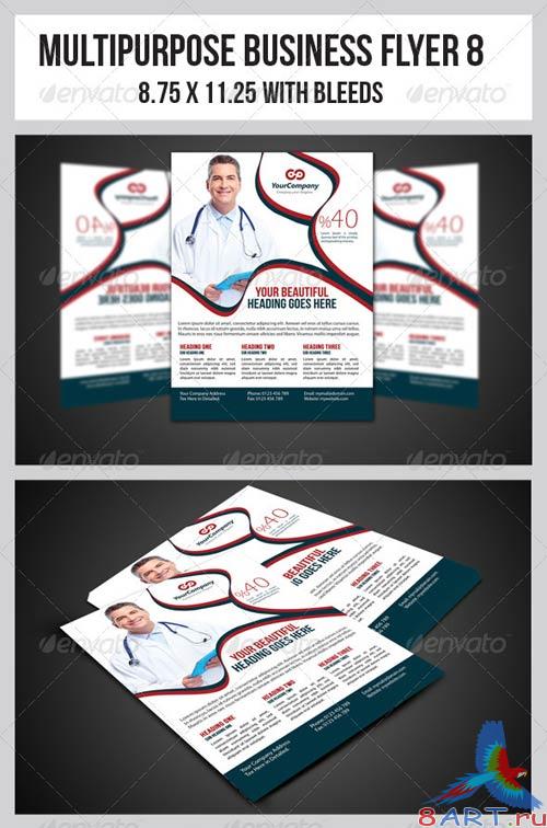 GraphicRiver Multipurpose Business Flyer 8