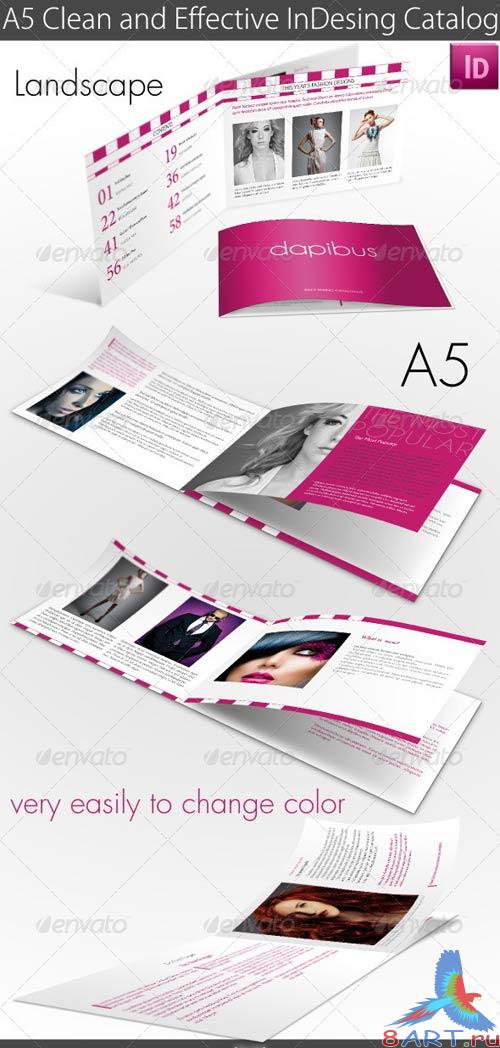 GraphicRiver A5 Clean and Effective InDesing Catalog