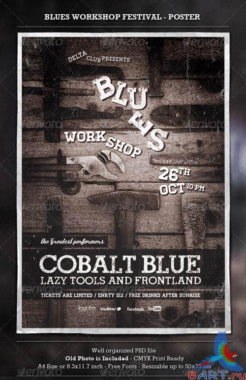 GraphicRiver Blues Workshop - Poster & Flyer